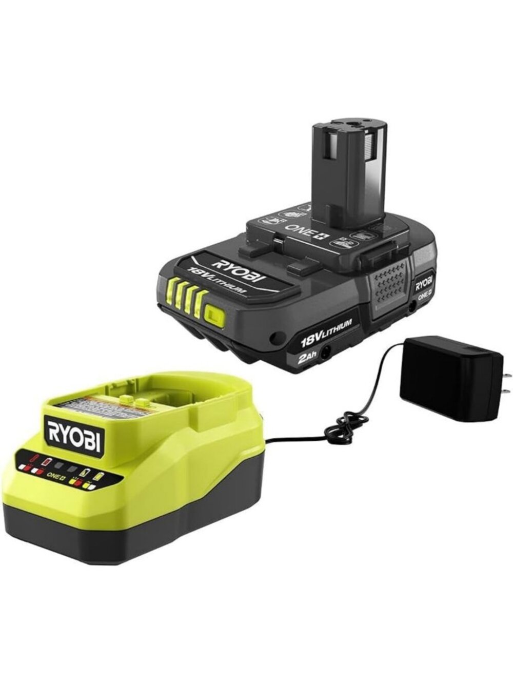 18V Lithium Ion Battery & Charger Kit - Fast Charging, Extreme Weather